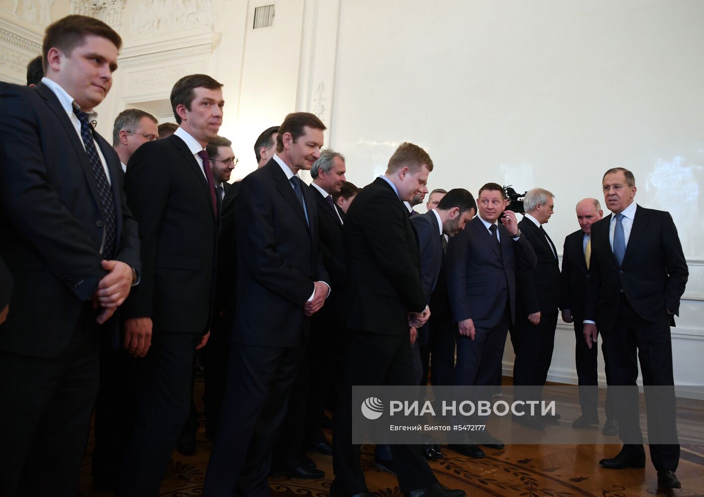 Встреча главы МИД РФ С. Лаврова с российскими дипломатами