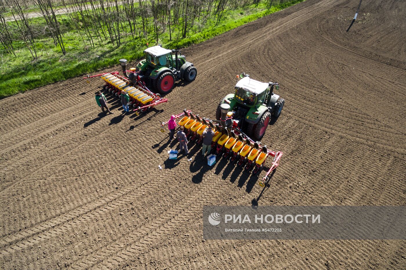 Весенняя посевная в Краснодарском крае