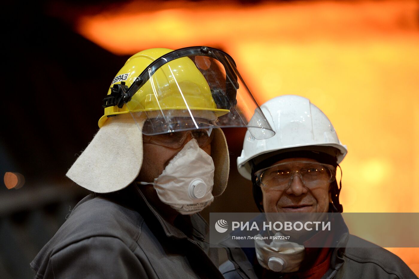 Запуск новой доменной печи на Нижнетагильском металлургическом комбинате