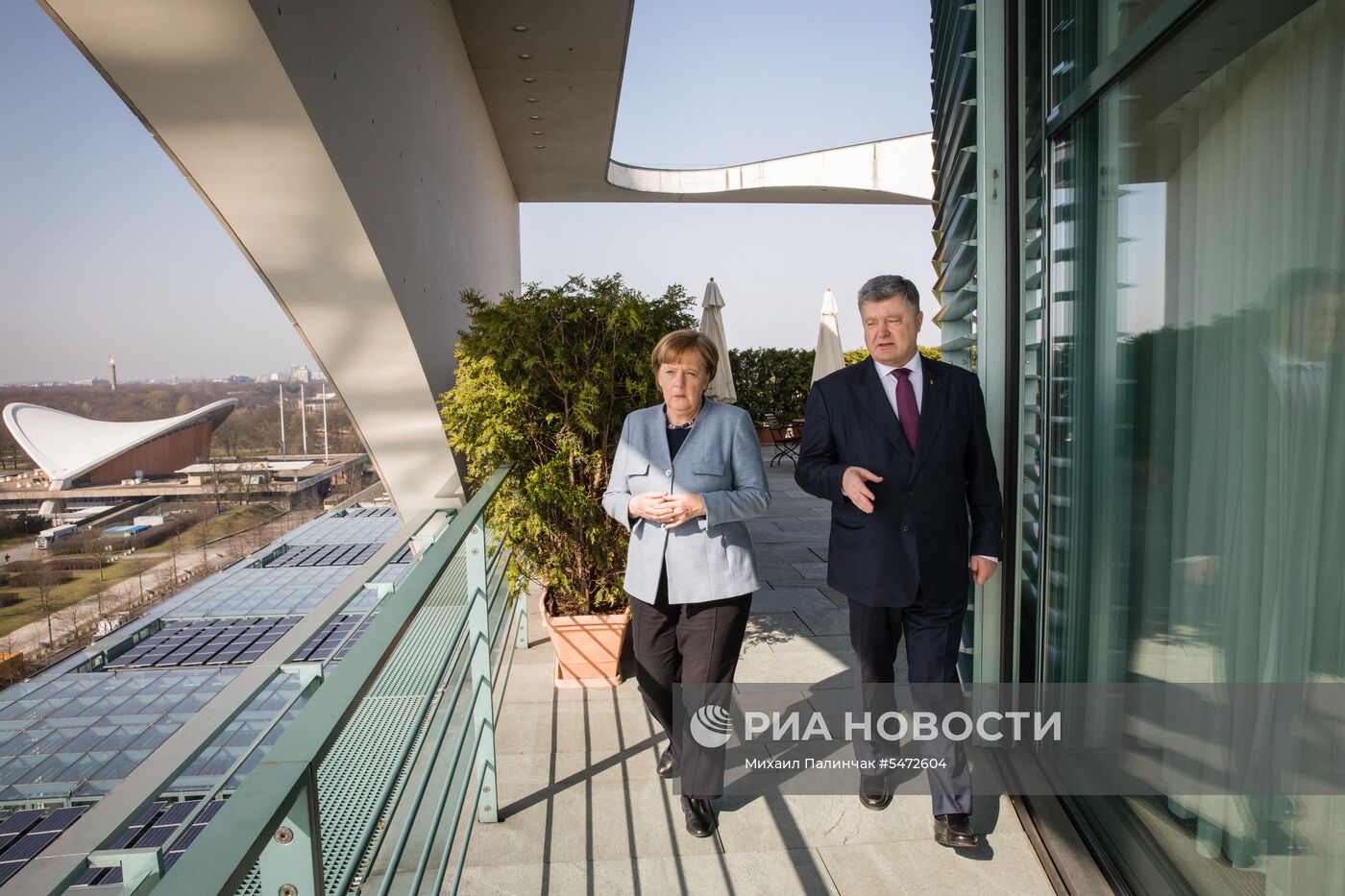  Визит президента Украины П. Порошенко в Германию