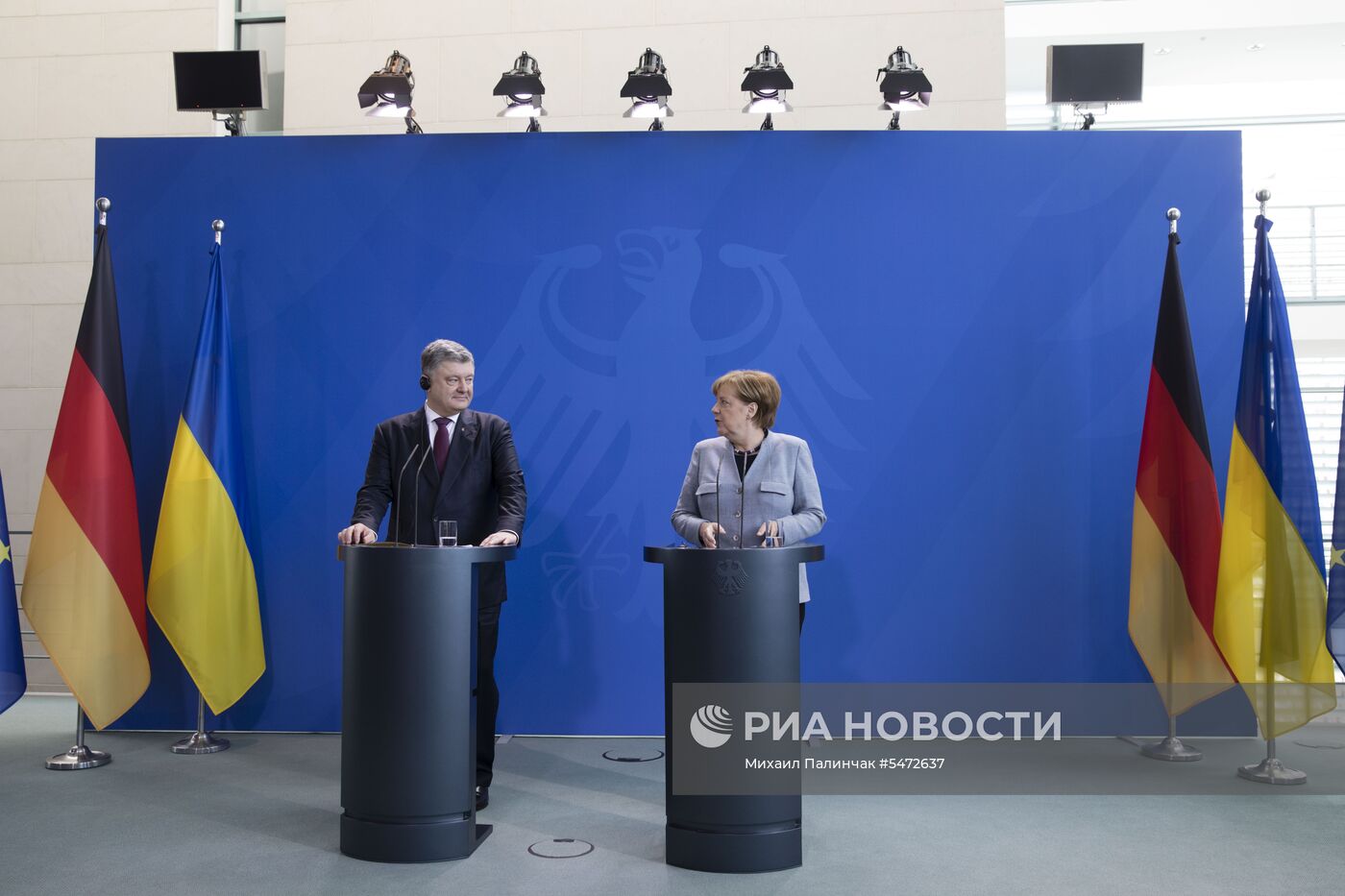  Визит президента Украины П. Порошенко в Германию