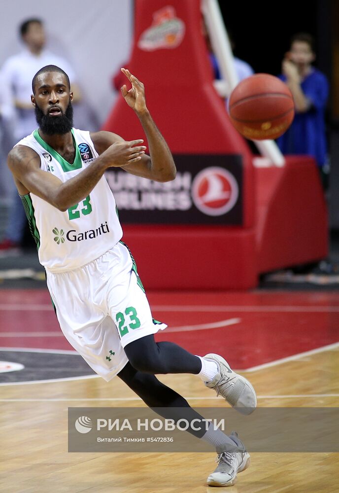 Баскетбол. Кубок Европы. Матч "Локомотив-Кубань" - "Дарюшшафака"