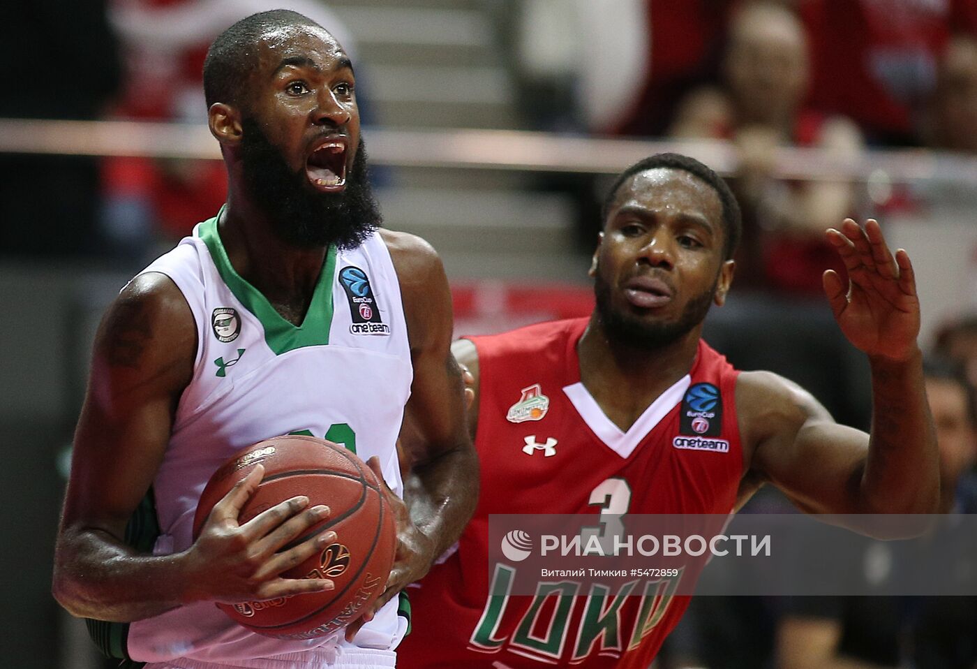 Баскетбол. Кубок Европы. Матч "Локомотив-Кубань" - "Дарюшшафака"
