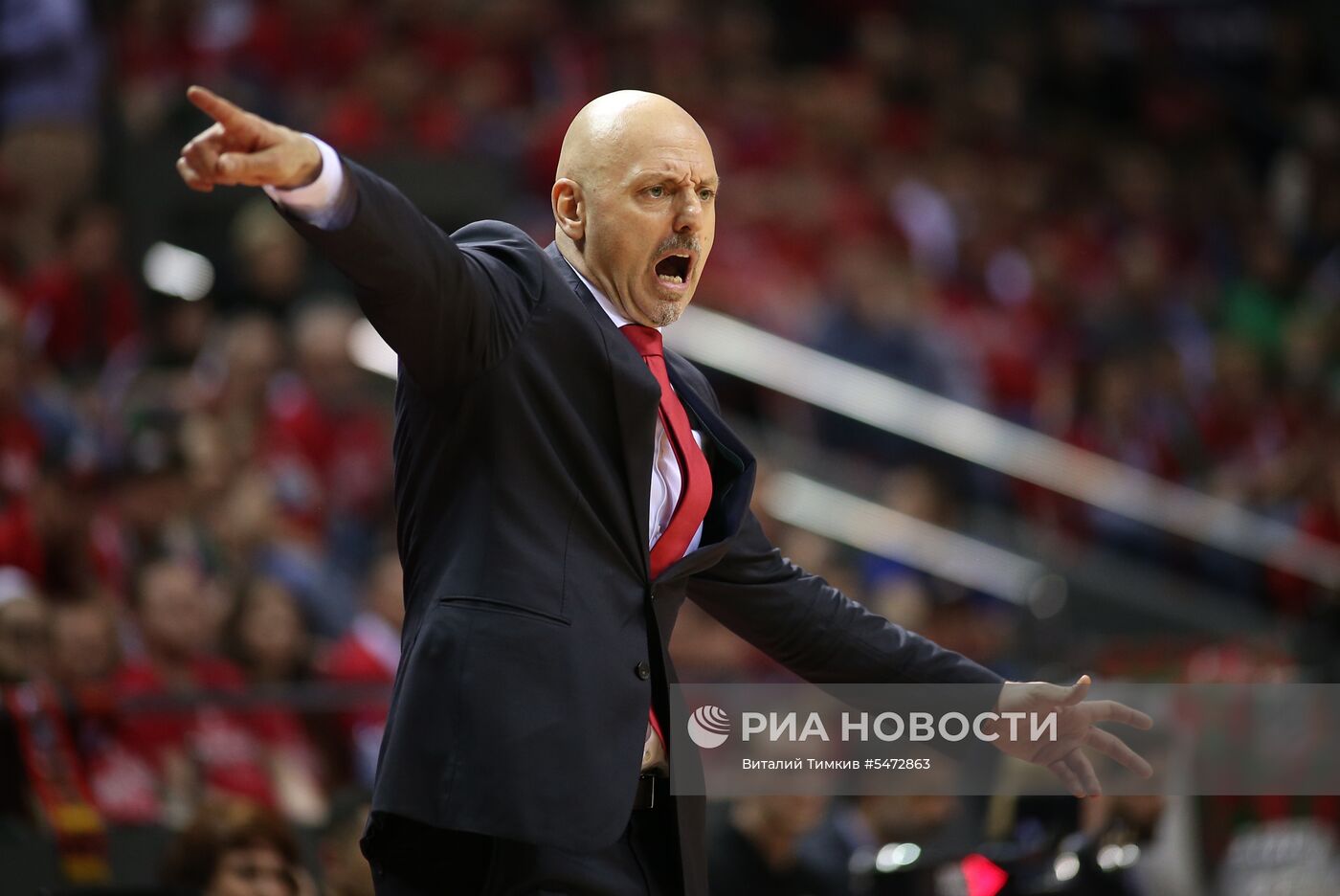 Баскетбол. Кубок Европы. Матч "Локомотив-Кубань" - "Дарюшшафака"