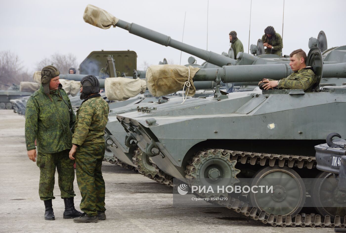 Военная техника в Луганской области