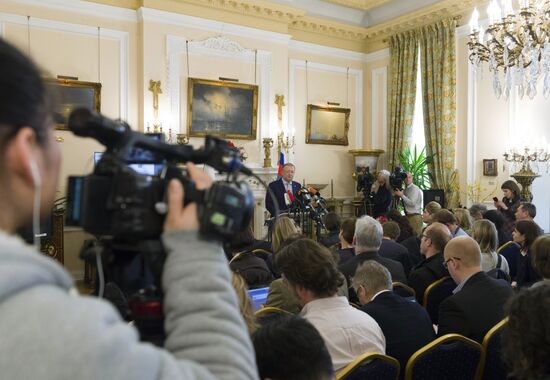 Пресс-конференция посла РФ в Великобритании А. Яковенко