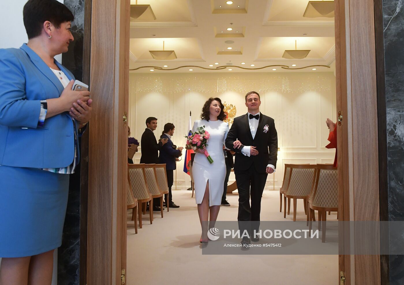 Открытие Московского областного дворца бракосочетания 