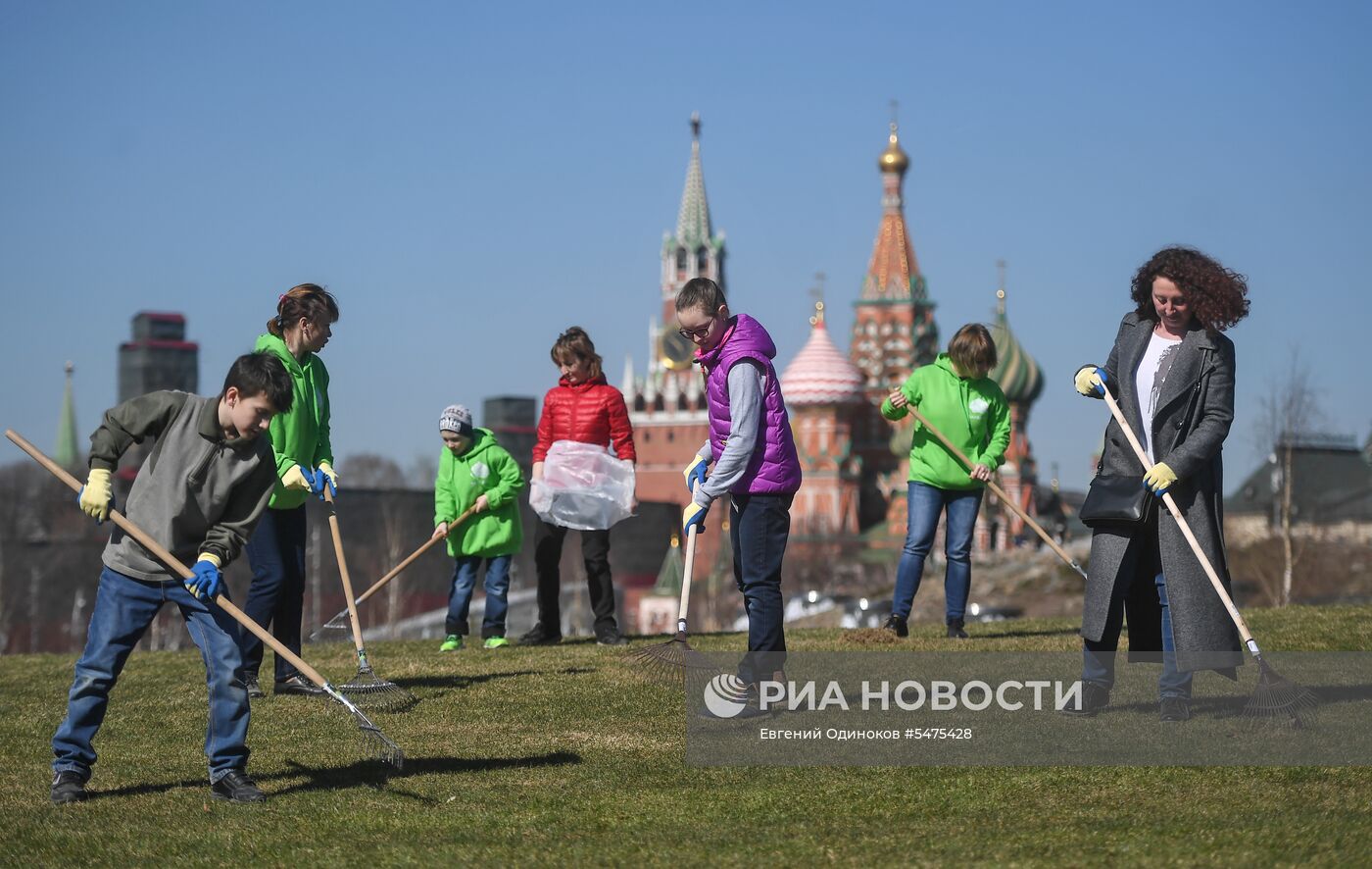 Субботники в Москве