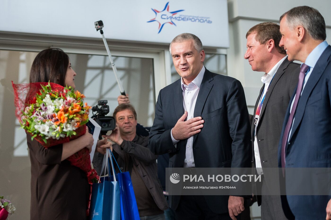 Открытие нового терминала аэровокзального комплекса в Симферополе