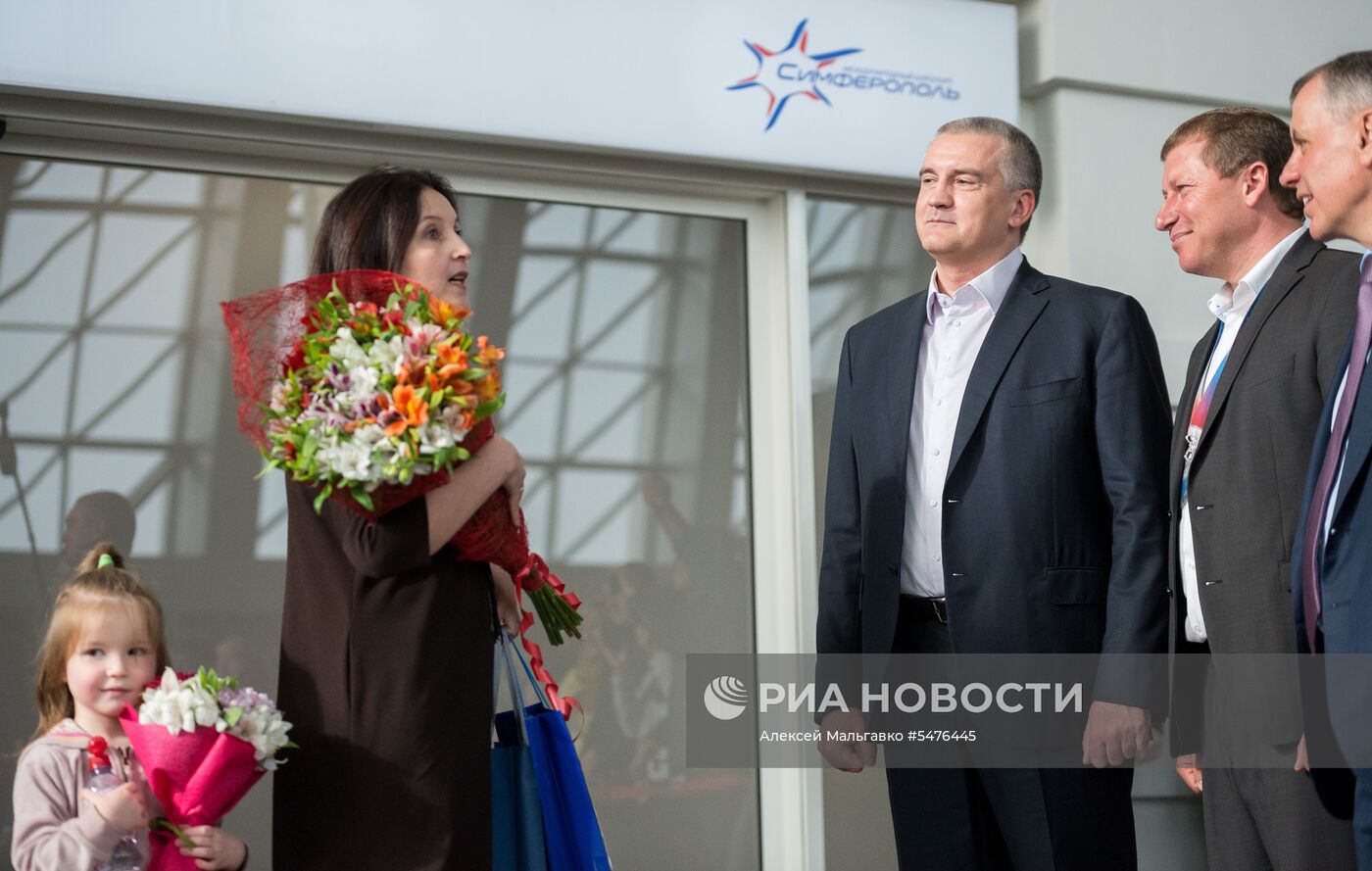 Открытие нового терминала аэровокзального комплекса в Симферополе