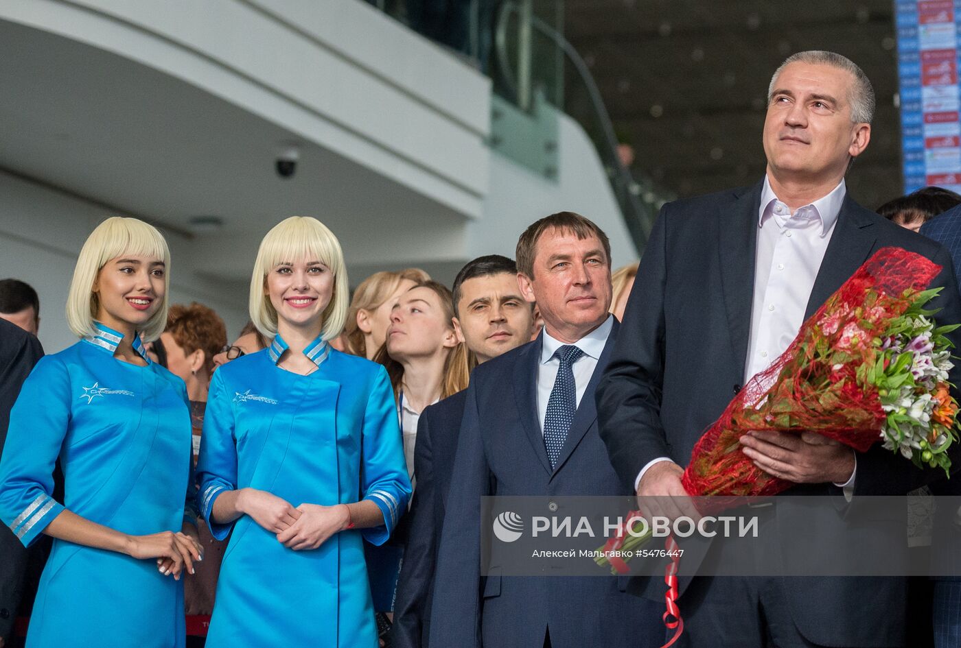 Открытие нового терминала аэровокзального комплекса в Симферополе