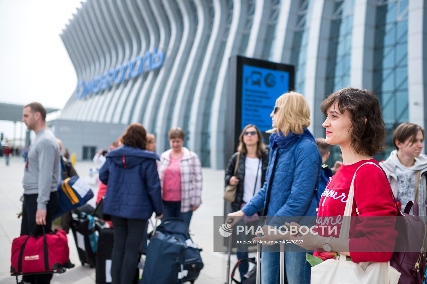 Открытие нового терминала аэровокзального комплекса в Симферополе