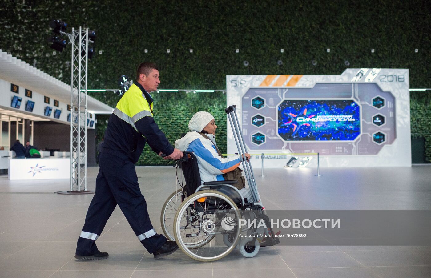 Открытие нового терминала аэровокзального комплекса в Симферополе