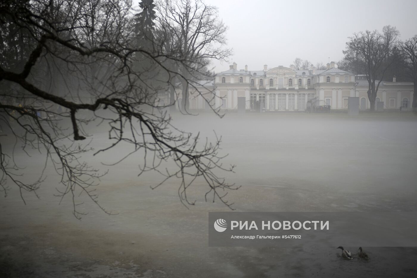 Реставрационные работы в дворцово-парковом ансамбле "Ораниенбаум"