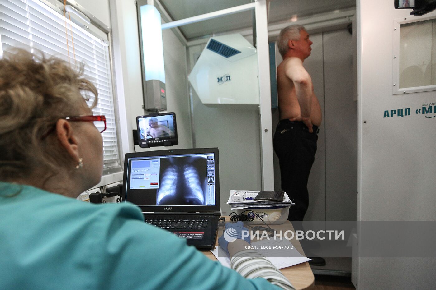 Медицинское обследование жителей поселка Умба Мурманской области