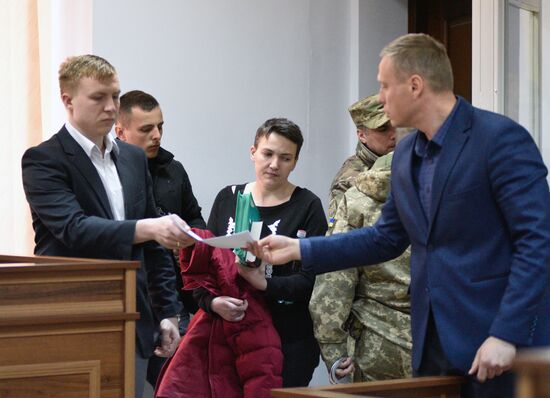Заседание суда в Киеве по делу Н. Савченко