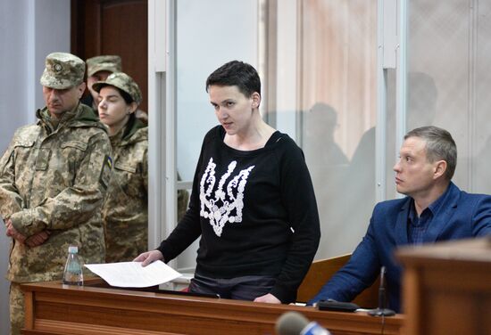 Заседание суда в Киеве по делу Н. Савченко