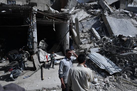 Ситуация в сирийском городе Дума