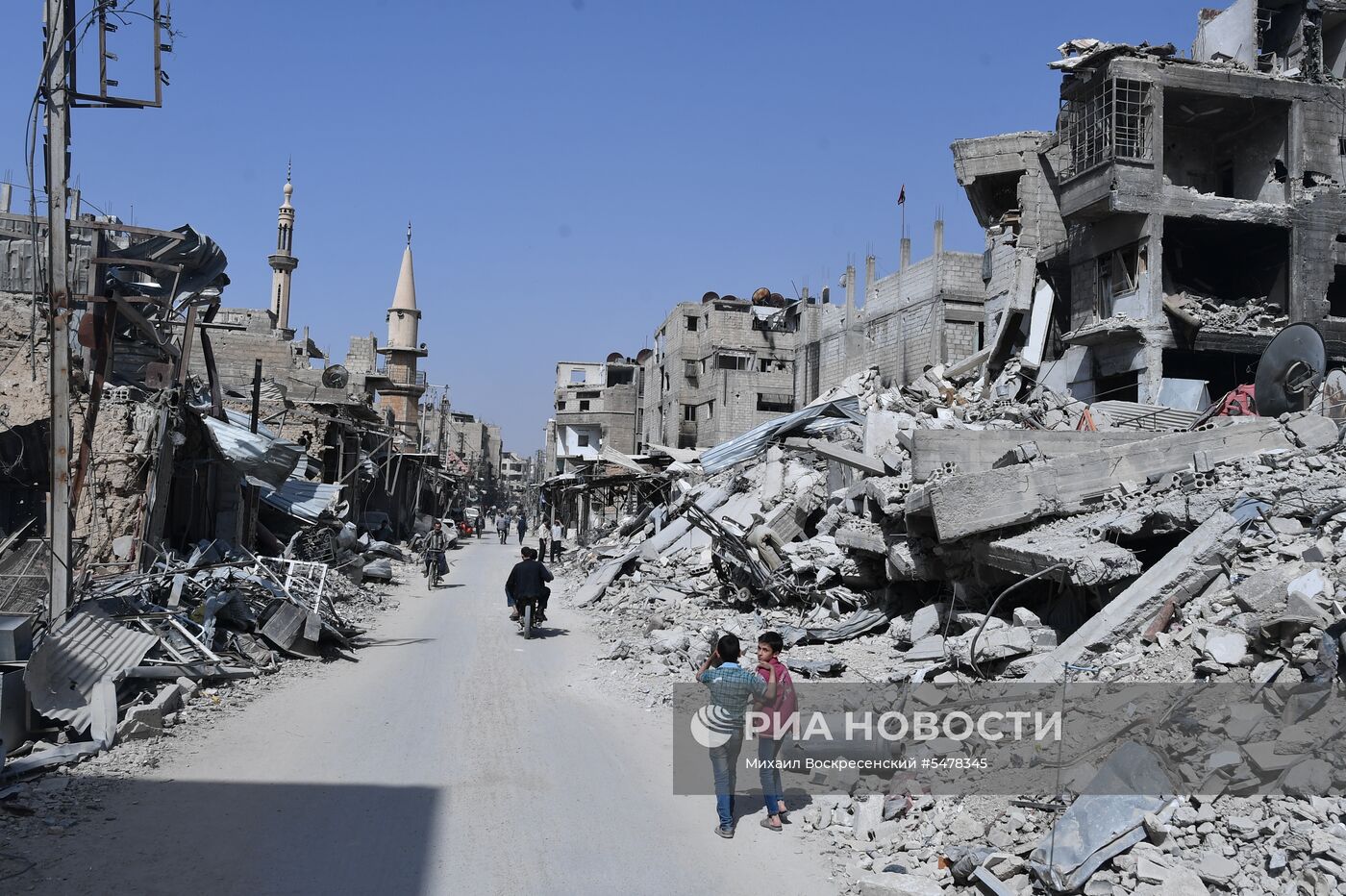 Ситуация в сирийском городе Дума