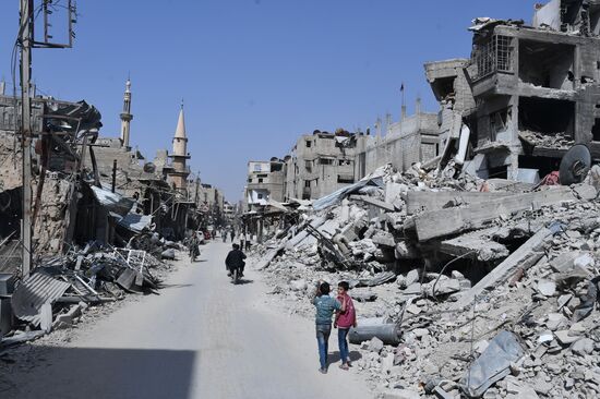 Ситуация в сирийском городе Дума