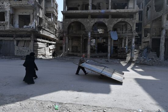 Ситуация в сирийском городе Дума