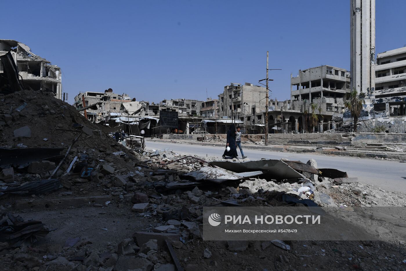 Ситуация в сирийском городе Дума