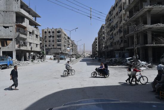 Ситуация в сирийском городе Дума