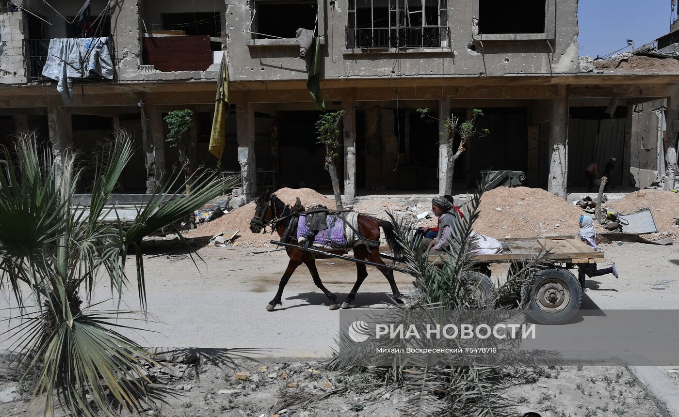 Ситуация в сирийском городе Дума