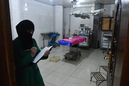 Городская подземная больница в сирийской Думе