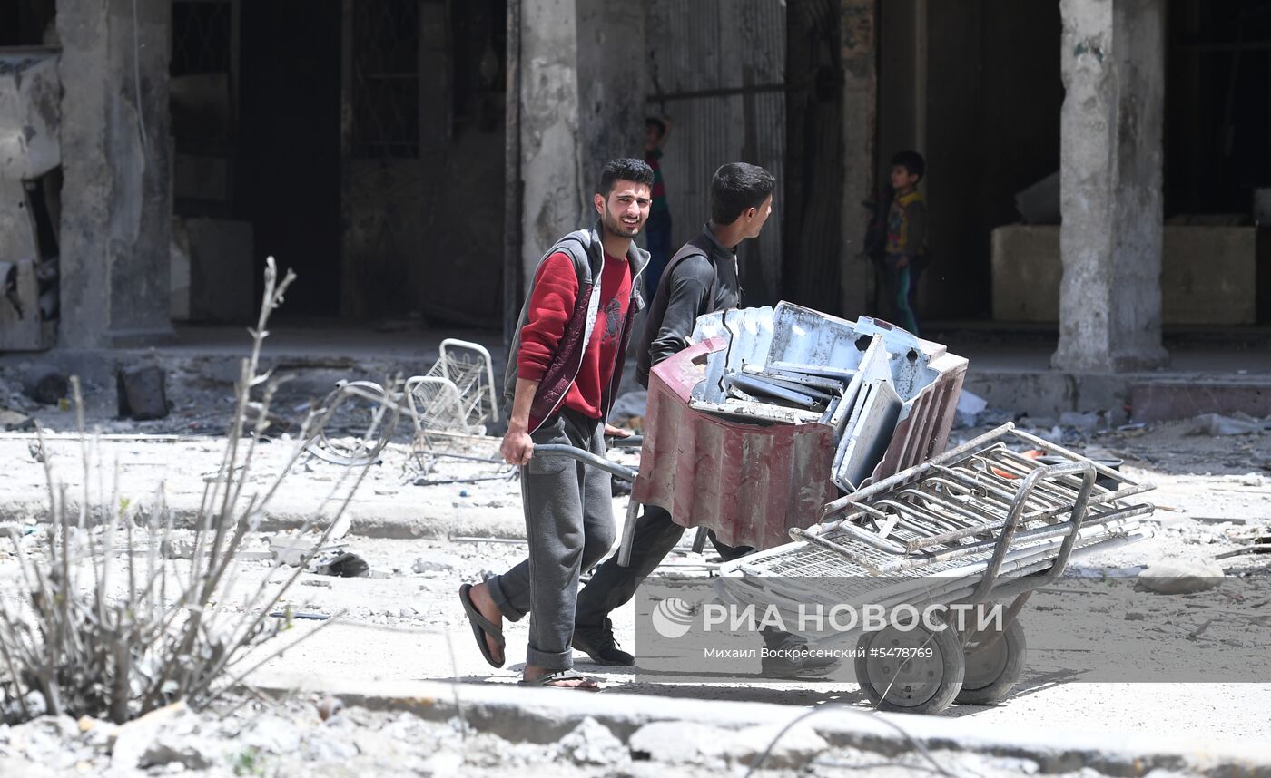 Ситуация в сирийском городе Дума