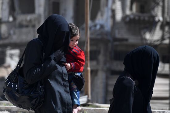 Ситуация в сирийском городе Дума