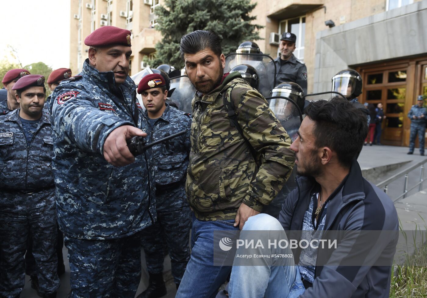 Акция протеста оппозиции в Ереване