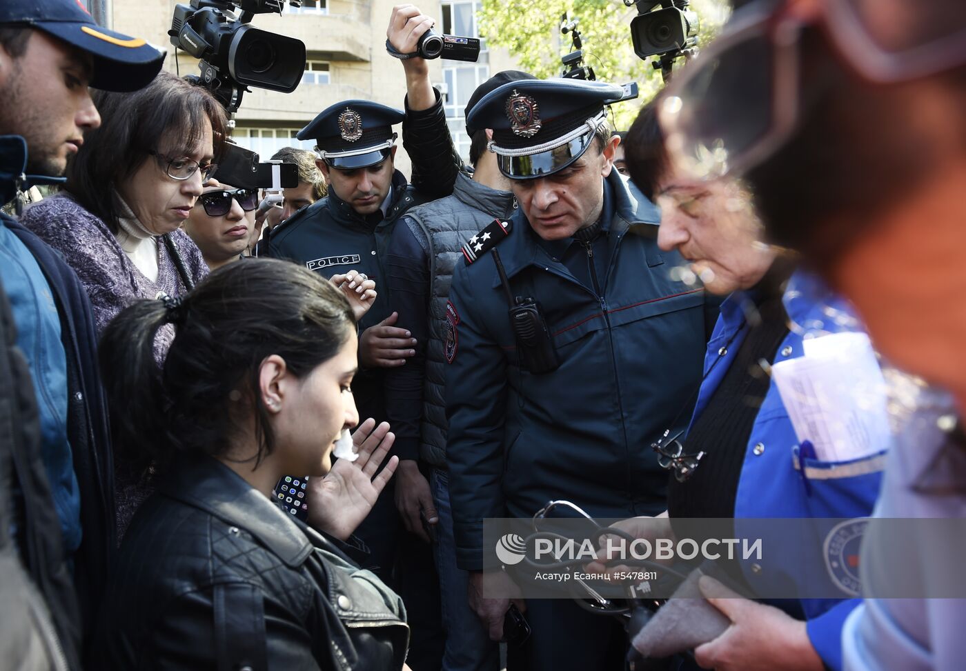 Акция протеста оппозиции в Ереване