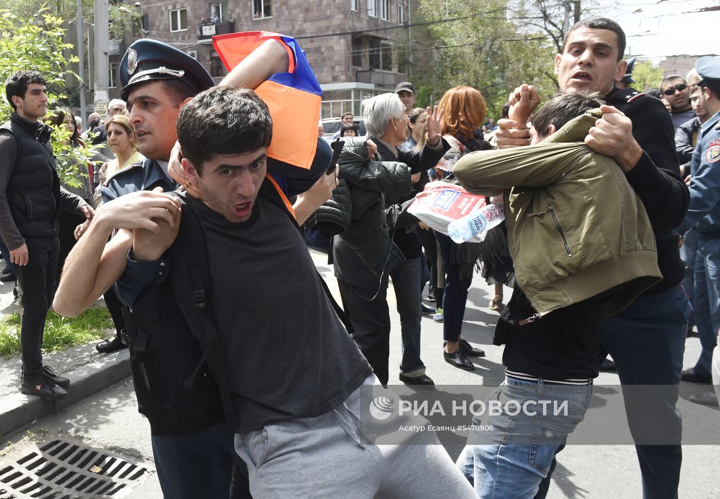 Акция протеста оппозиции в Ереване