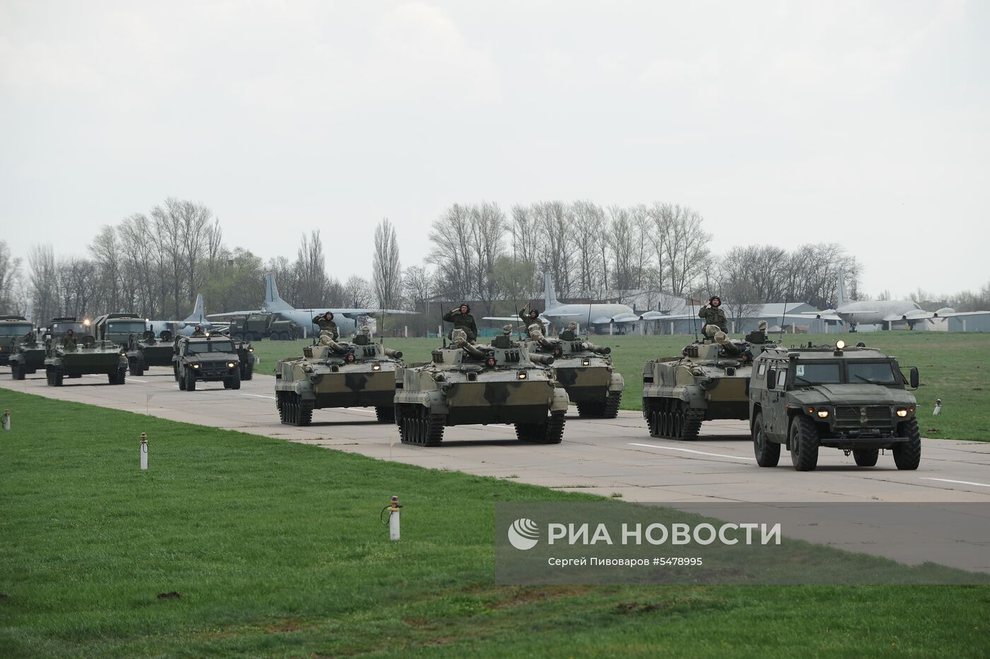 Репетиция парада Победы в Краснодаре