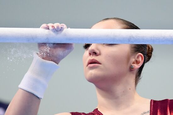 Возвращение гимнастки А. Мустафиной в спорт