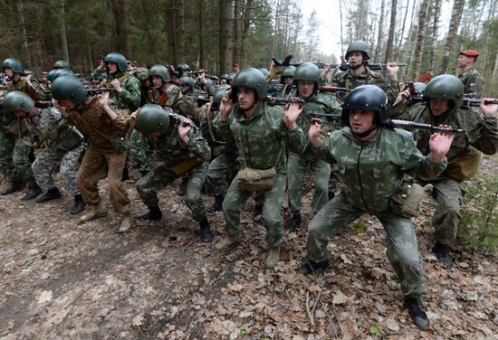 Испытания на право ношения крапового берета в Белоруссии