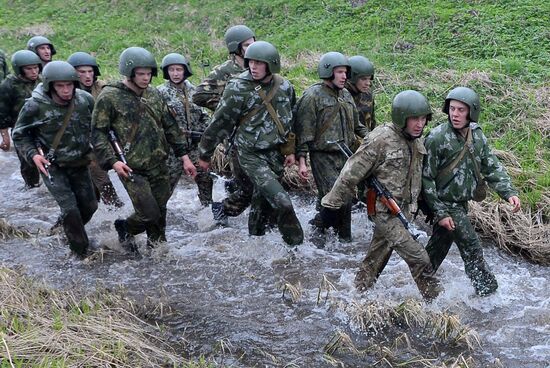 Испытания на право ношения крапового берета в Белоруссии