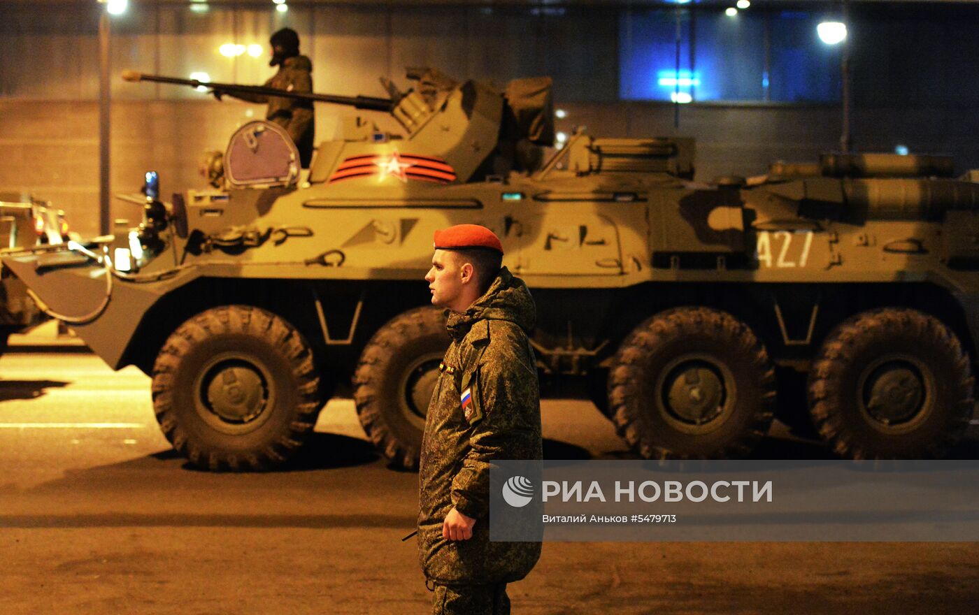 Репетиция парада Победы во Владивостоке