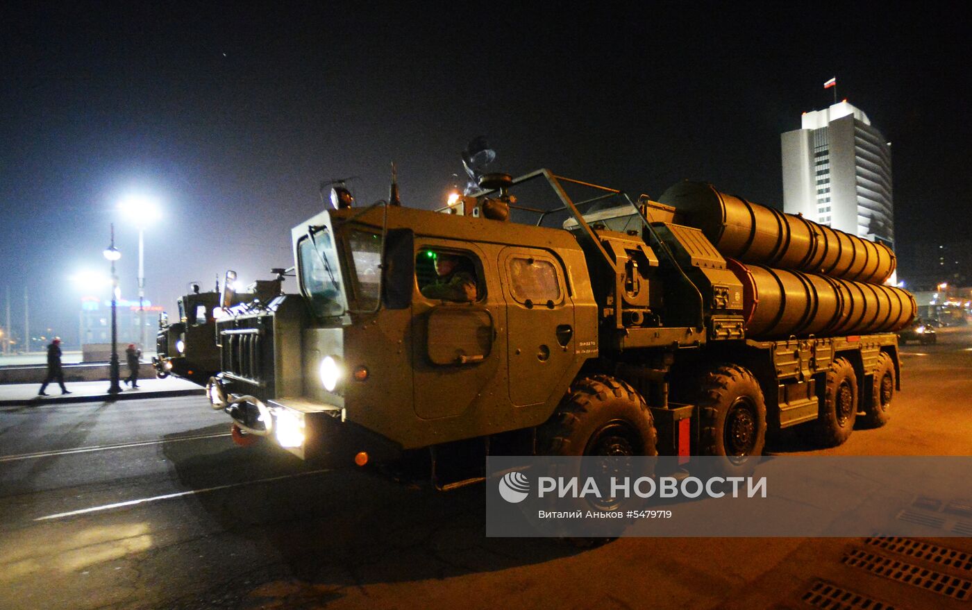 Репетиция парада Победы во Владивостоке