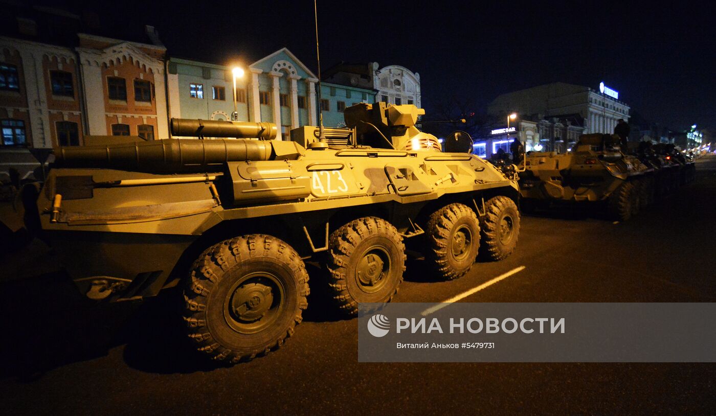 Репетиция парада Победы во Владивостоке