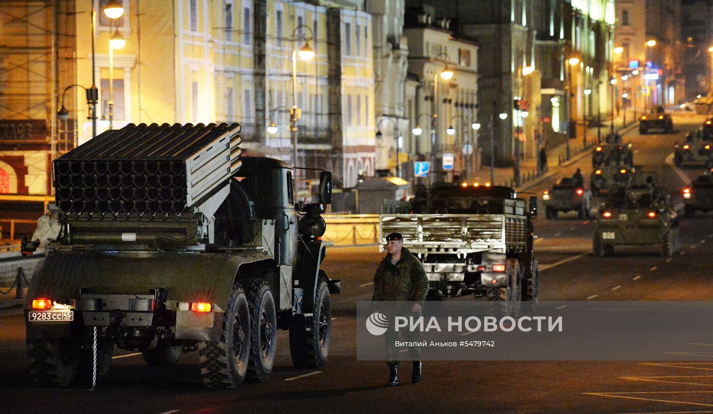 Репетиция парада Победы во Владивостоке