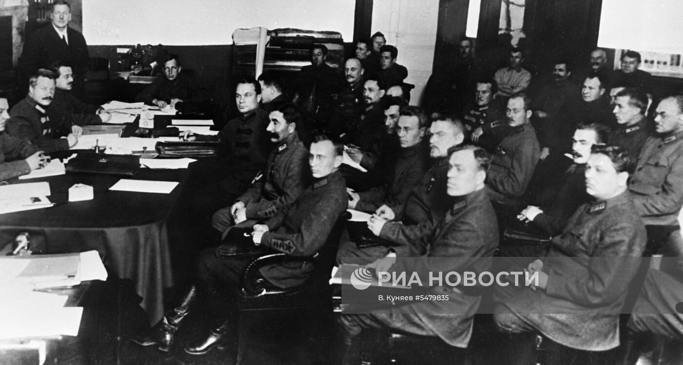 Заседание   Реввоенсовета СССР
