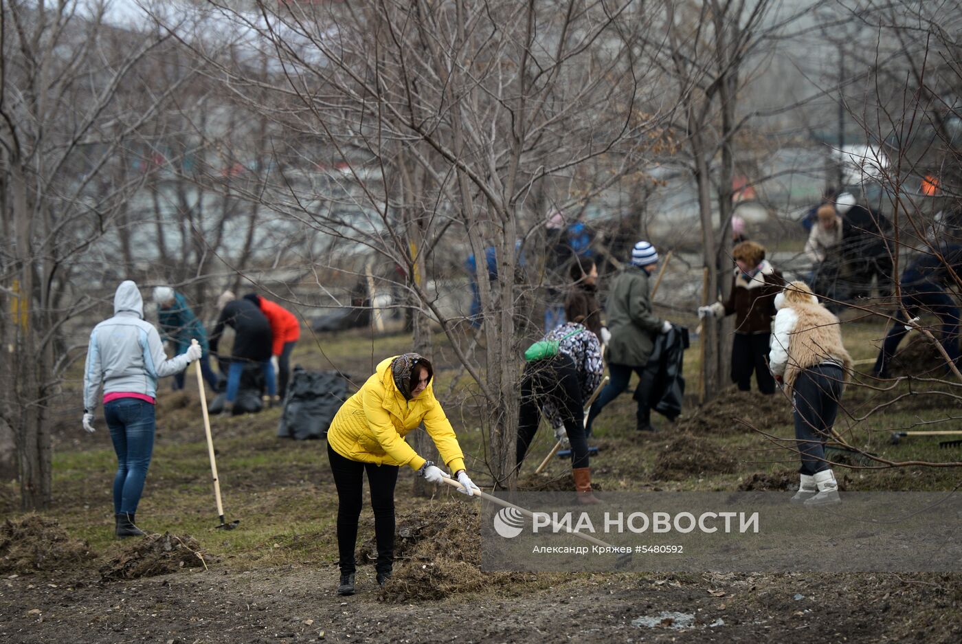 Общегородской субботник в Новосибирске