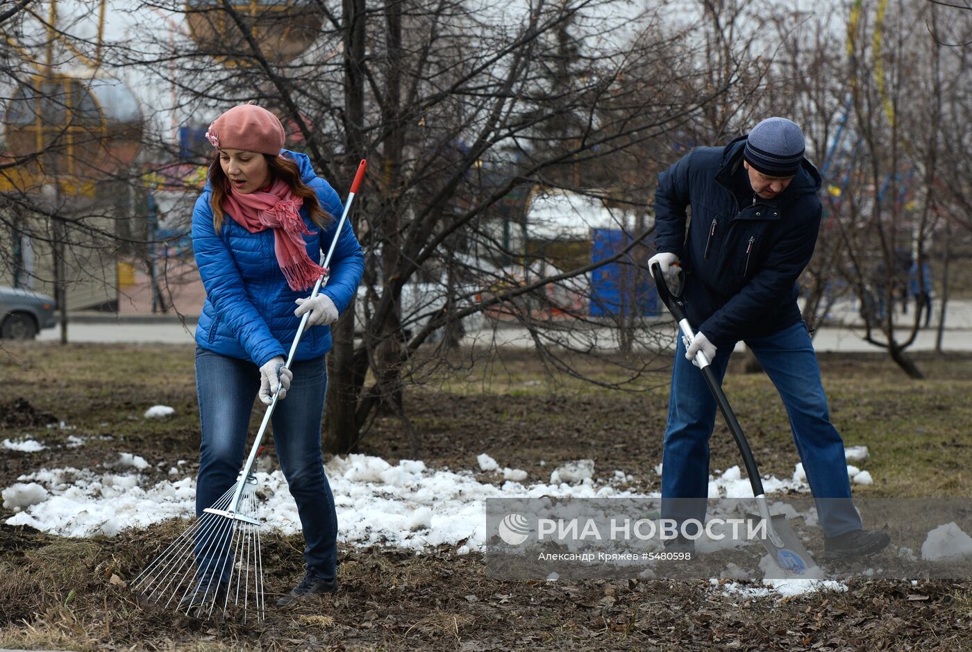 Общегородской субботник в Новосибирске