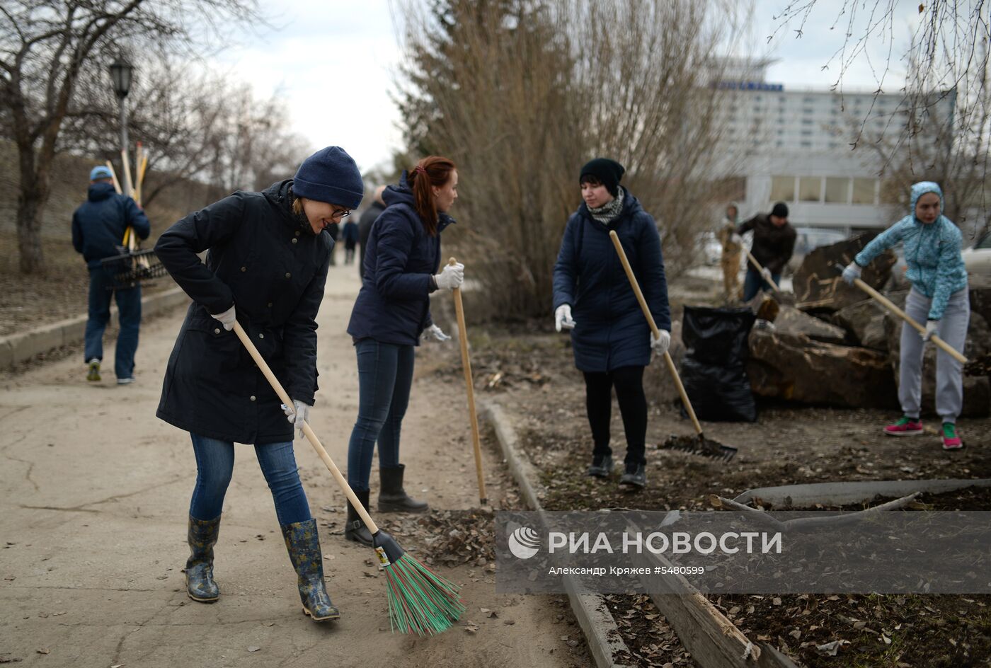 Общегородской субботник в Новосибирске