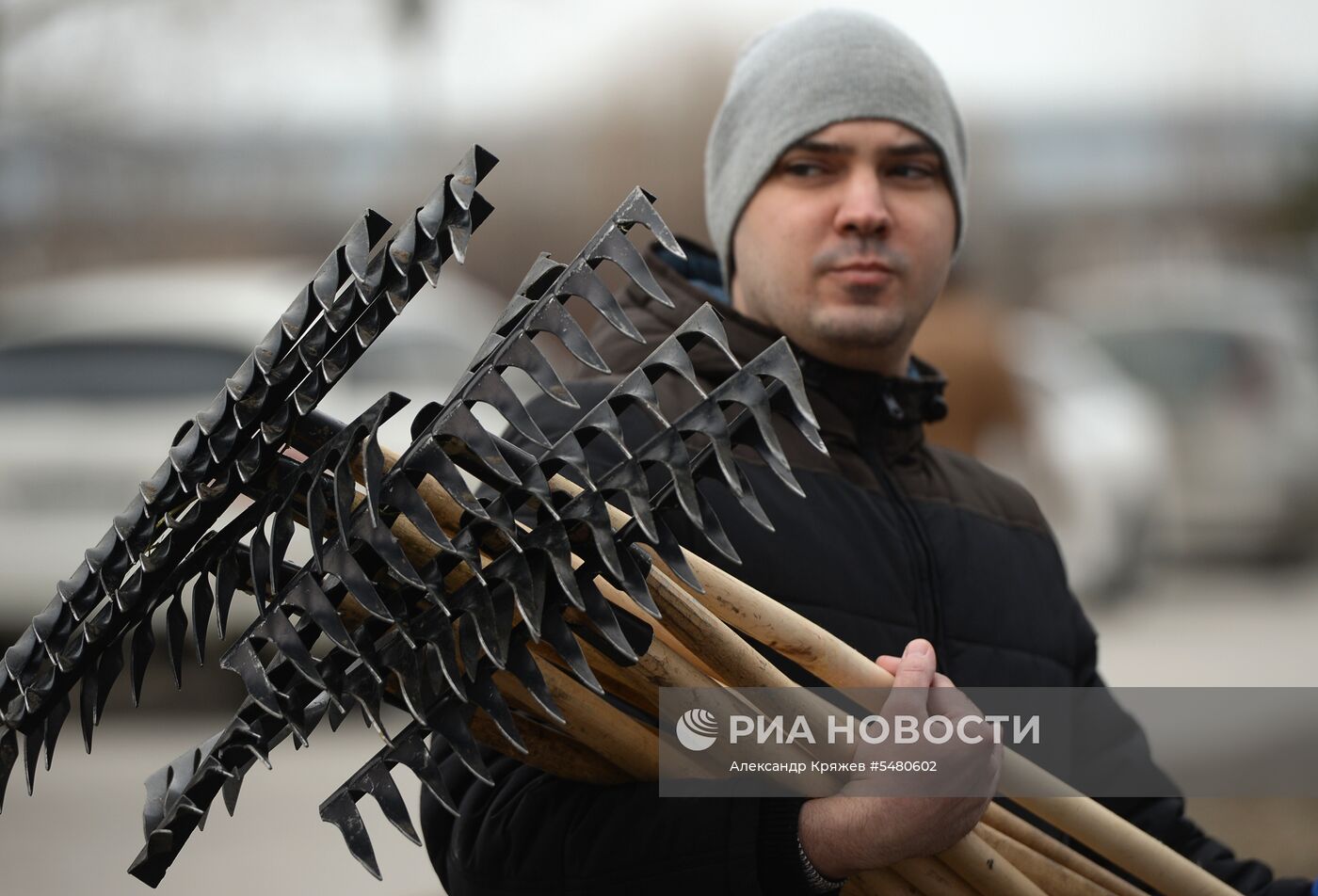 Общегородской субботник в Новосибирске