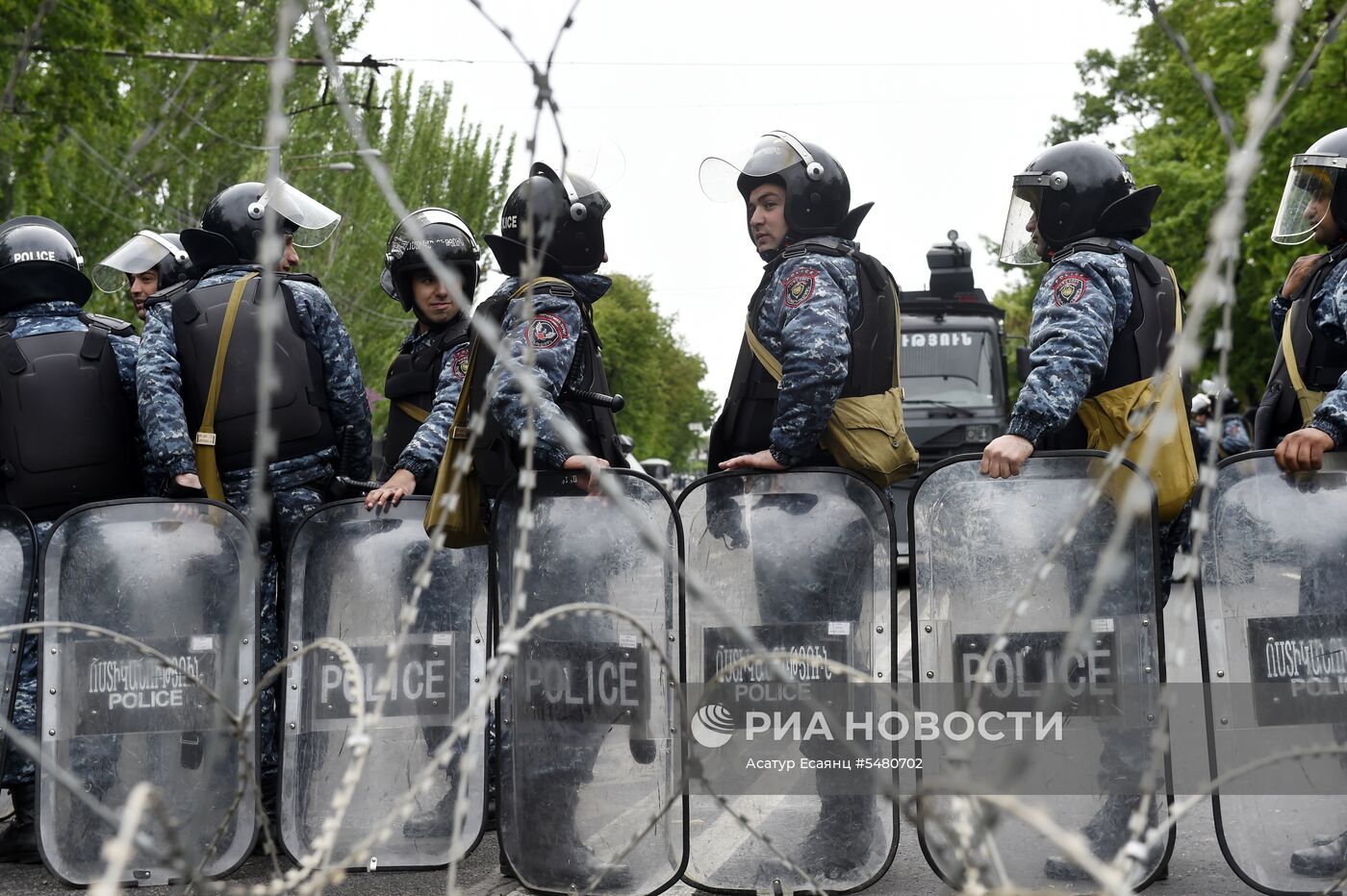 Акция протеста оппозиции в Ереване