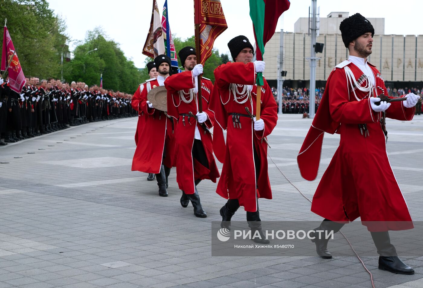 Парад Кубанского казачьего войска