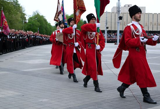 Парад Кубанского казачьего войска